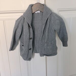 Angel Dear Baby Boy’s Gray Shawl Collar Cardigan